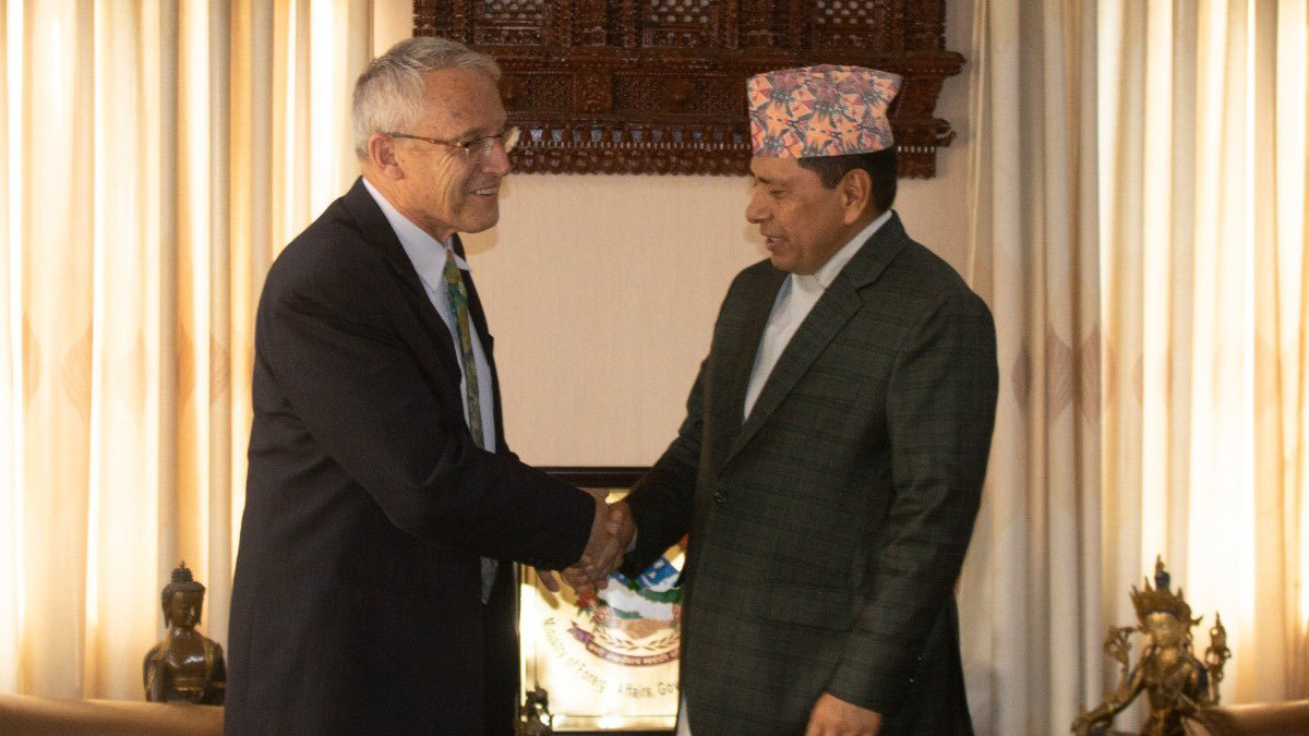 Ambassador of Israel Meets DPM Shrestha