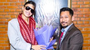 Bollywood Star Jacqueline Fernandez Arrives in Kathmandu
