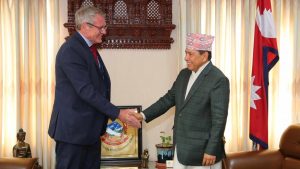 German Ambassador Meets Foreign Minister Shrestha