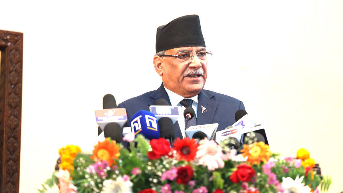 Prime Minister Dahal in Pokhara