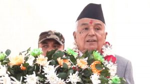 Upliftment of grassroots people is main objective of current system: President Paudel