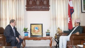 Russian Ambassador calls on Foreign Minister Shrestha