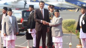 Qatari Emir Expresses Gratitude for Warm Reception in Nepal