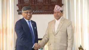 SAARC Secretary General Meets Foreign Minister Shrestha