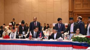 President Poudel Hosts Banquet for Qatar’s Emir, Cultural Performances Highlight the Evening
