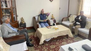 Deuba-Nepal Meeting Sparks Formation of Alternative Coalition Amid Ruling Coalition Turmoil