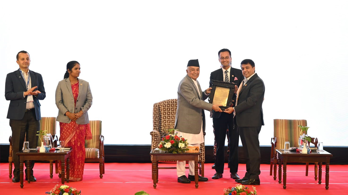 Corporate Excellence Award Goes to FNCCI President Dhakal