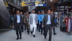 Home Minister Leads Inspection at Tribhuvan International Airport