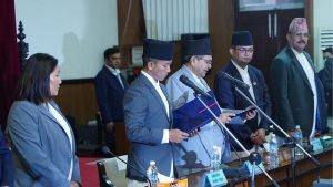 Suhang Nembang Takes Oath as New Member of Parliament