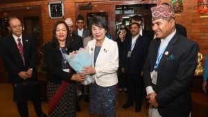 Japan’s Foreign Minister in Nepal for Official Visit