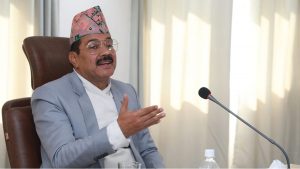 Defense Minister Upreti shares ministry progress
