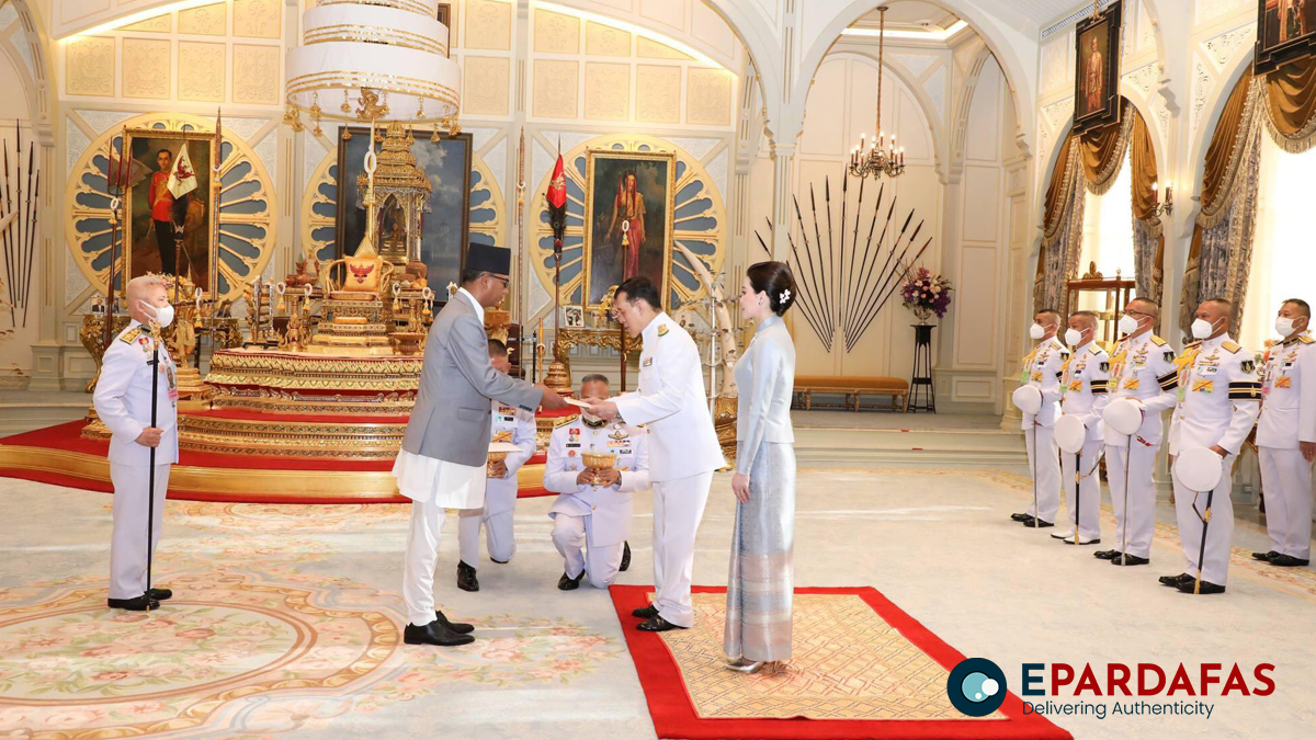 Ambassador Oli Presents Letters of Credence