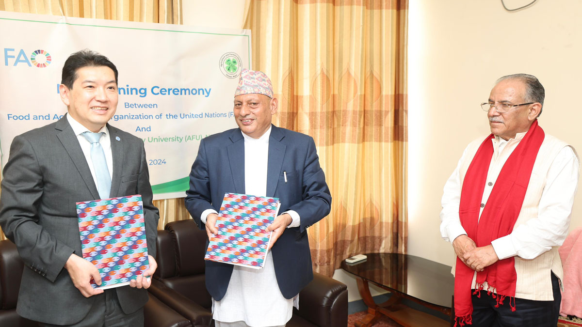 FAO and AFU Collaborate to Boost Nepal’s Agricultural Sector