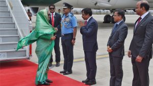 Bangladesh PM Hasina Arrives in New Delhi for Modi’s Swearing-In Ceremony