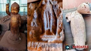 Ancient Buddha Statues Found in Neglected State at Lumbini