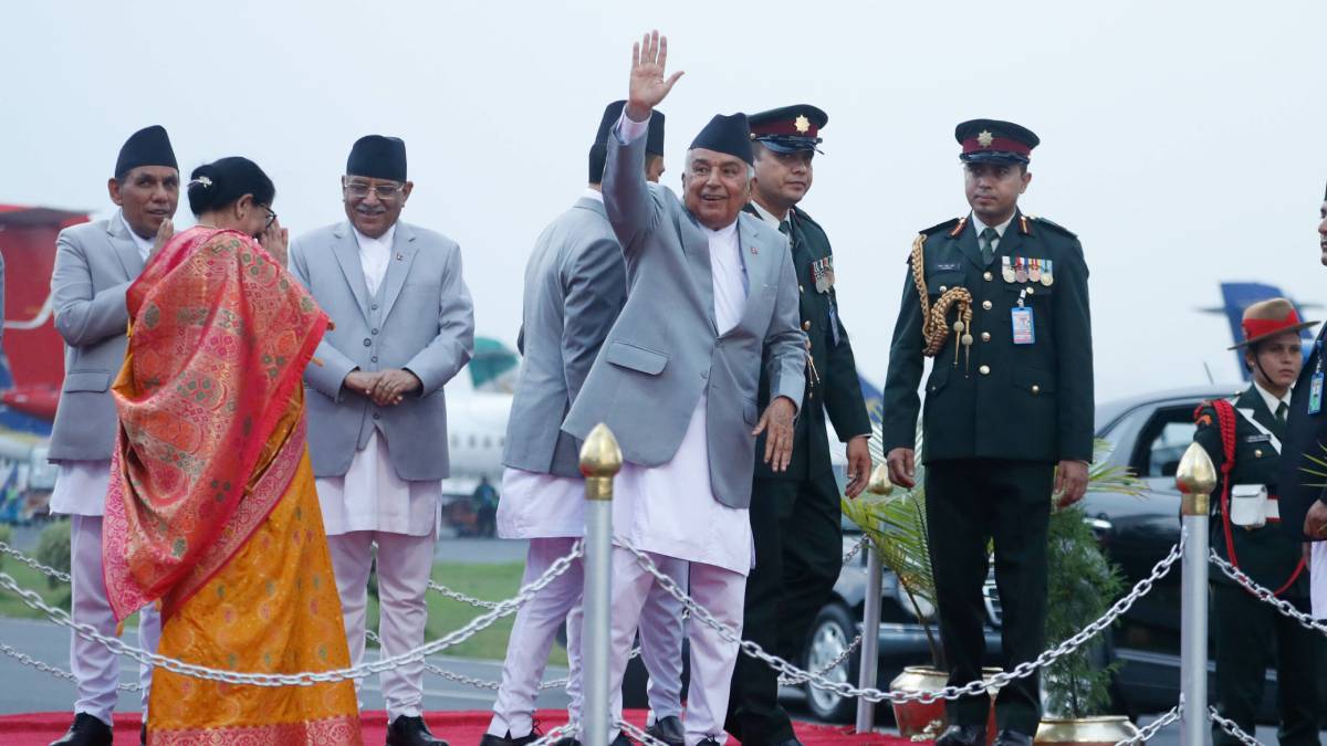 President Paudel returns home from Germany