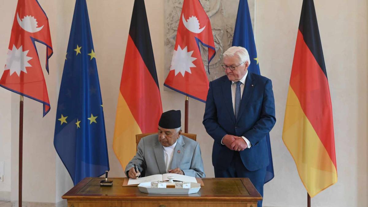 What Did They Discuss? President Paudel’s Meeting with German Counterpart