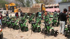 Mini tillers distributed to 210 farmers