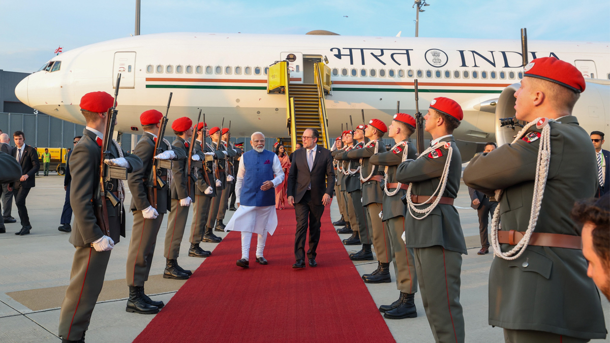 Modi in Austria’s Vienna for one-day state visit