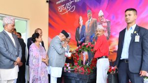 PM Oli visits Chyasal, pays homage to three veteran Communist leaders