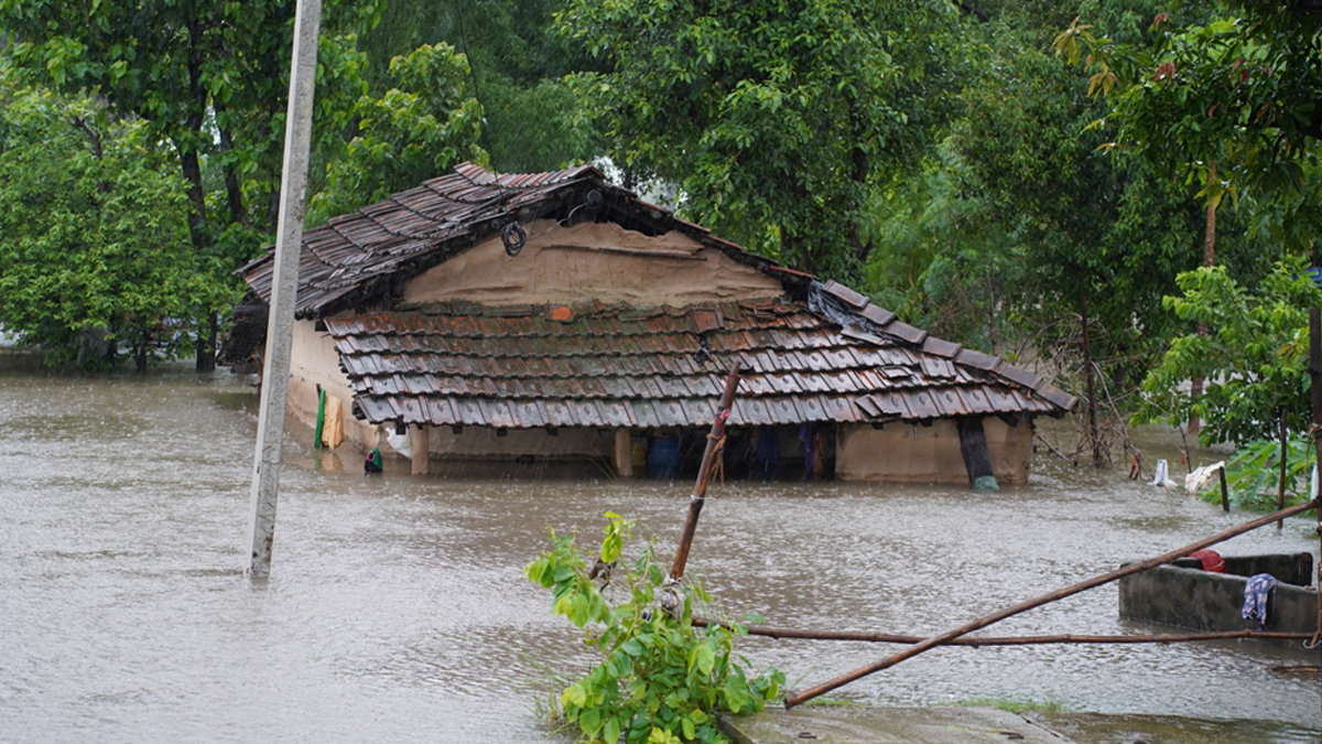 Floods waterlog settlements in Kailali