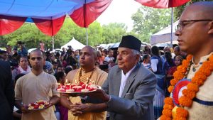 President Paudel inaugurates Jagannath Chariot Procession