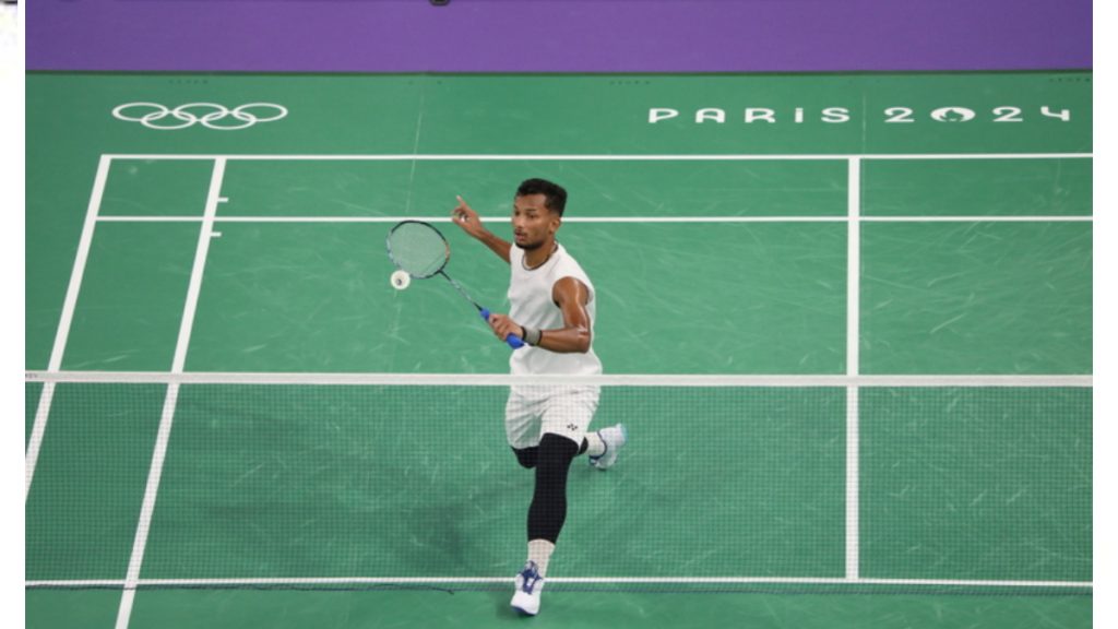 Paris Olympics 2024 Prince Dahal loses to Danish badminton player