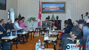 Indian Foreign Secretary Vikram Misri Meets President Ramchandra Paudel