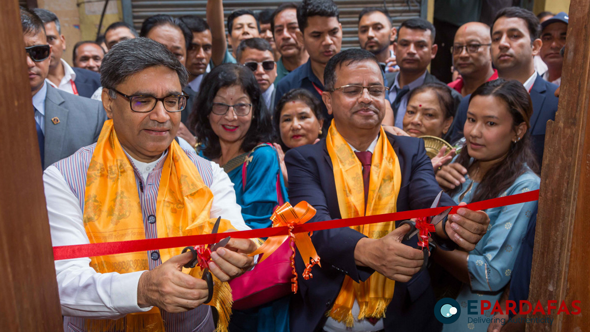 Indian Foreign Secretary Vikram Misri Inaugurates New Nepal Bhasha Parishad Building in Kathmandu