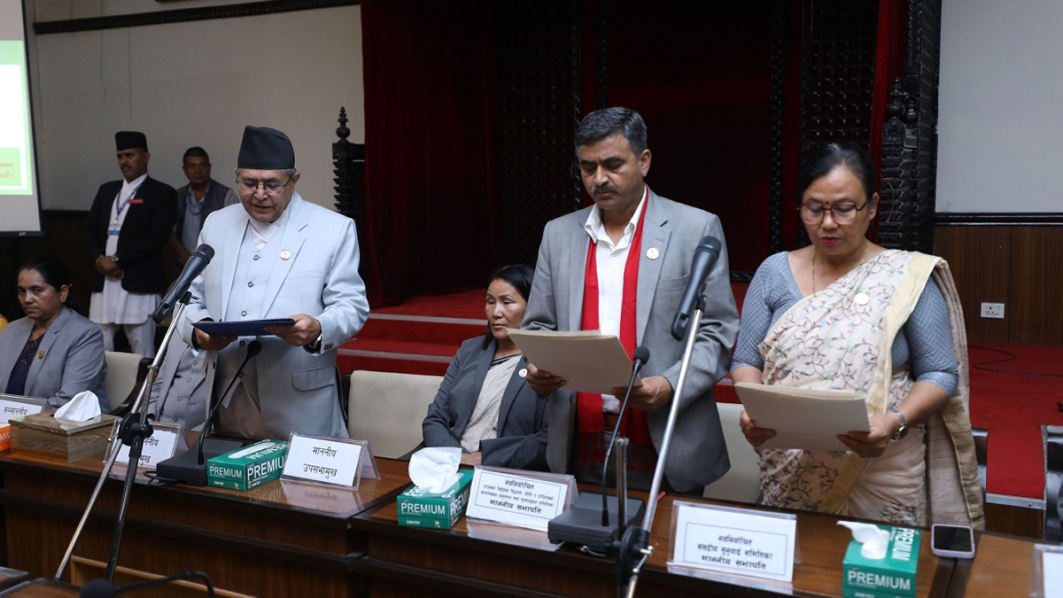 New Parliamentary Committee Presidents Sworn in