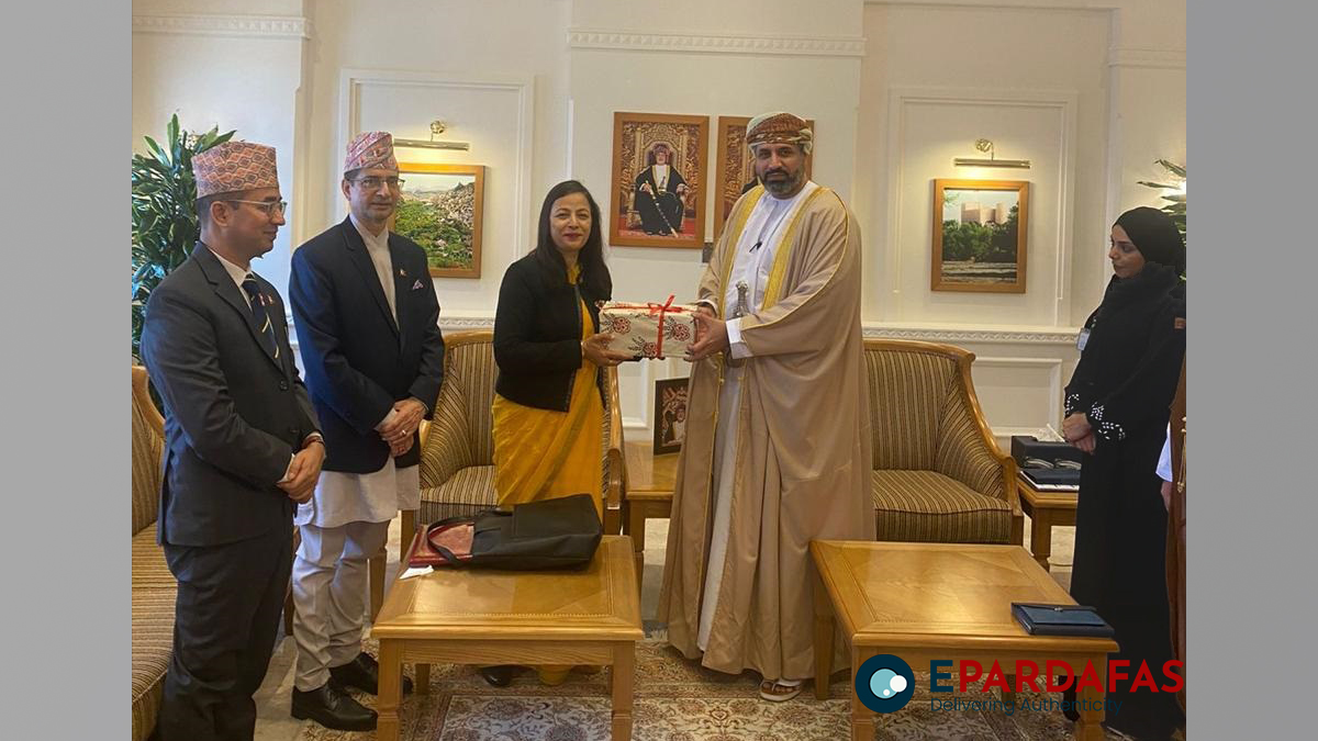 Foreign Secretary Sewa Lamsal Pays Courtesy Call on Omani Labour Minister