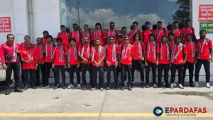 Maldivian Football Team Arrives in Nepal for U-20 SAFF Championship