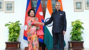 Nepal’s Foreign Minister Arzu Rana Deuba Meets Indian Counterpart S. Jaishankar in New Delhi