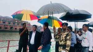 Minister Bhandari visits Kolkata Port