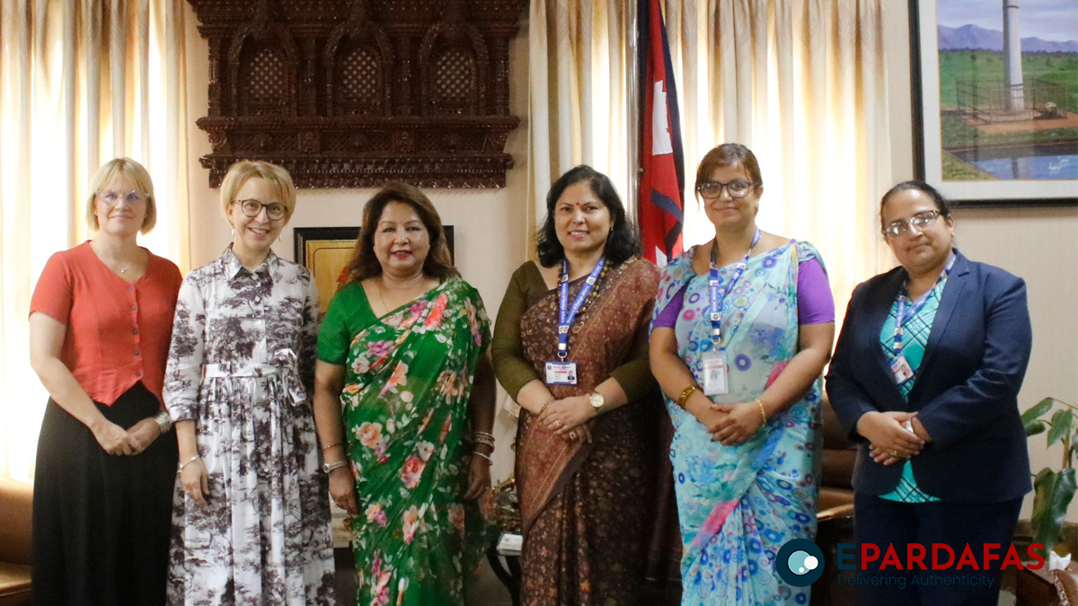 Ambassadors of Egypt and Finland Pay Courtesy Calls on Foreign Minister Dr. Arzu Rana Deuba