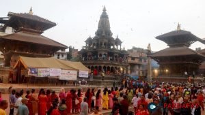 Devotees Flock to Krishna Temple in Patan to Celebrate Shri Krishna Janmashtami