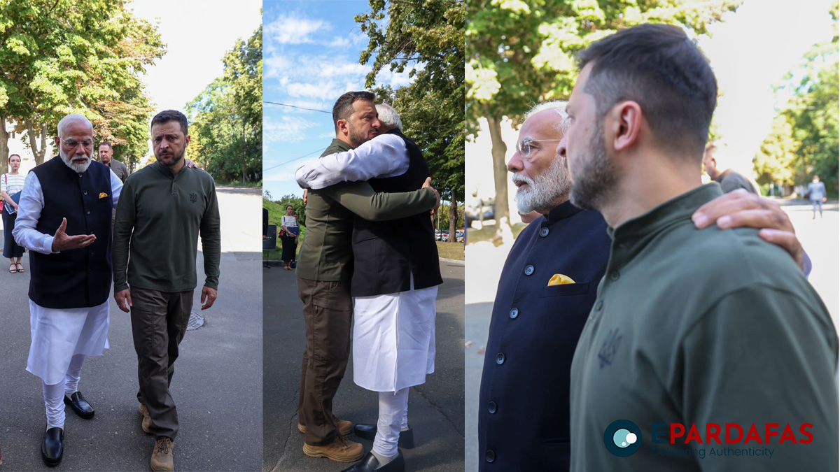 Indian Prime Minister Narendra Modi Visits Ukraine, Aims for Peace Talks with Zelensky