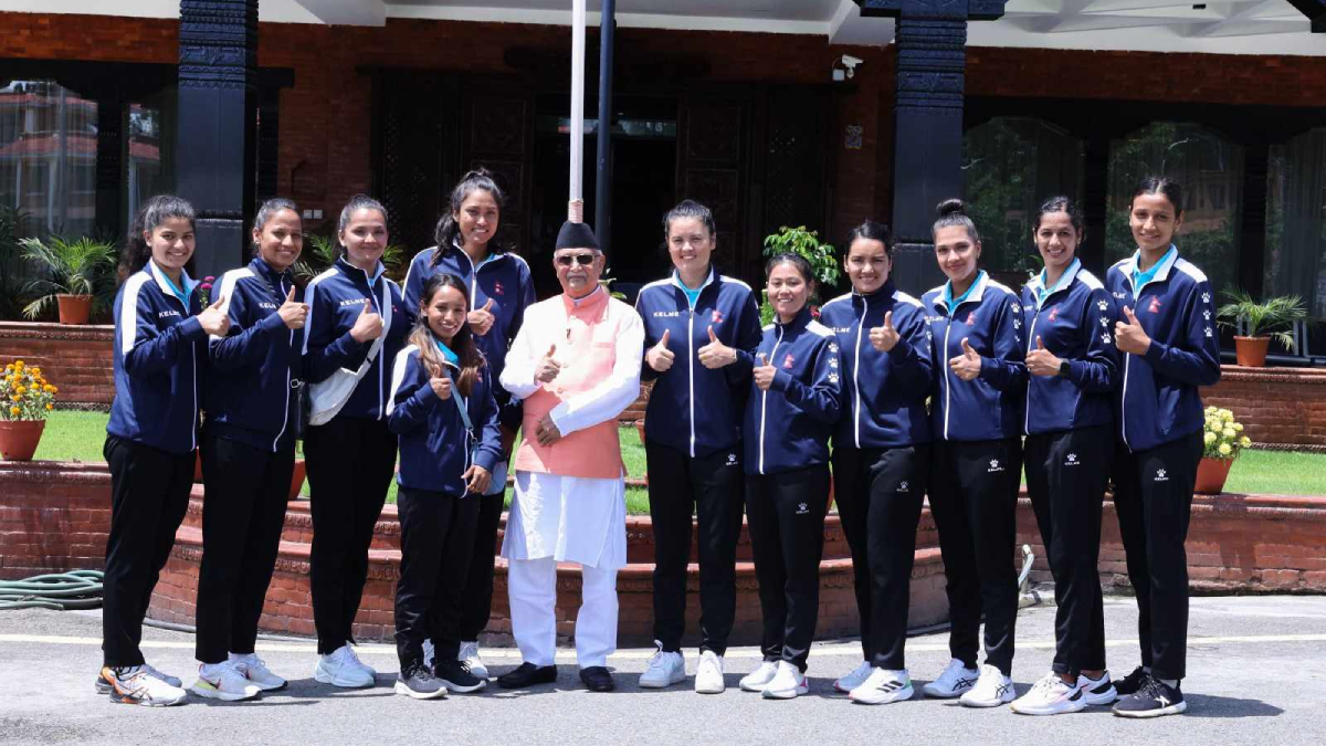 Prime Minister KP Sharma Oli Engages with National Women’s Volleyball Team, Commits to Enhancing Sports Infrastructure