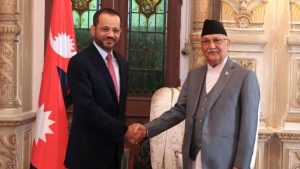 Oman’s Foreign Minister Pays Courtesy Call on Prime Minister KP Sharma Oli