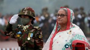 Bangladesh Prime Minister Sheikh Hasina Arrives at Hindon Air Base Amid Unrest in Dhaka