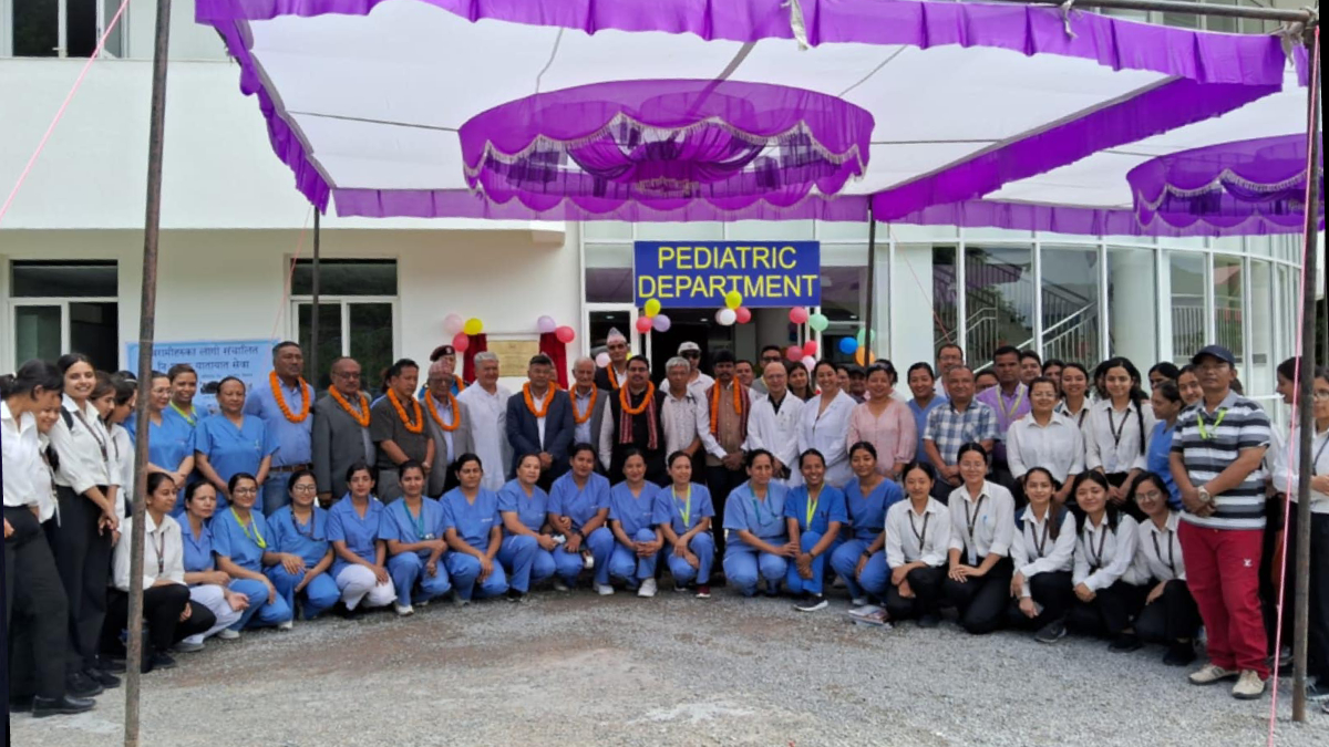 Inauguration of Ward Building at Dhulikhel Hospital with India’s Assistance