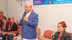 Minister Deepak Khadka Calls for Uninterrupted Development Efforts