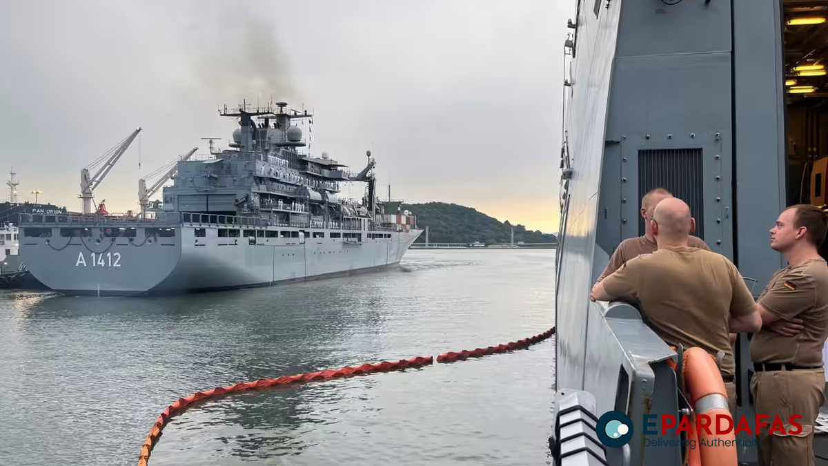 German Navy Ships Sail Through Taiwan Strait for First Time in 20 Years Amid Rising Tensions