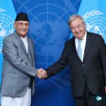 Prime Minister KP Sharma Oli Meets UN Secretary-General António Guterres, Discusses Nepal-UN Cooperation and Climate Action