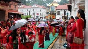 Nepali Hindus Celebrate Teej Festival with Fasting and Worship