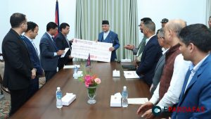 Global IME Bank and IME Group Donate NPR 50 Million to Prime Minister’s Disaster Relief Fund