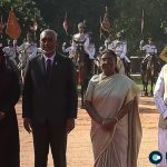 Maldives President Mohamed Muizzu Receives Ceremonial Welcome at Rashtrapati Bhavan