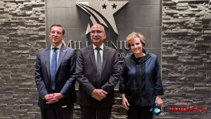 Finance Minister Bishnu Prasad Poudel Meets MCC CEO Alice Albright, IMF Deputy Managing Director Bo Li in Washington D.C.