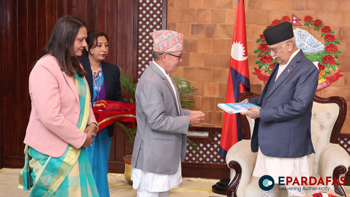 National Information Commission Submits Annual Report to PM Oli