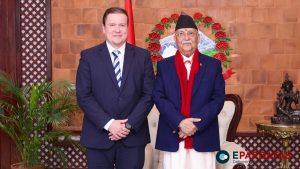 Finnish Minister Pays Courtesy Visit to PM Oli, Marks 50 Years of Nepal-Finland Ties